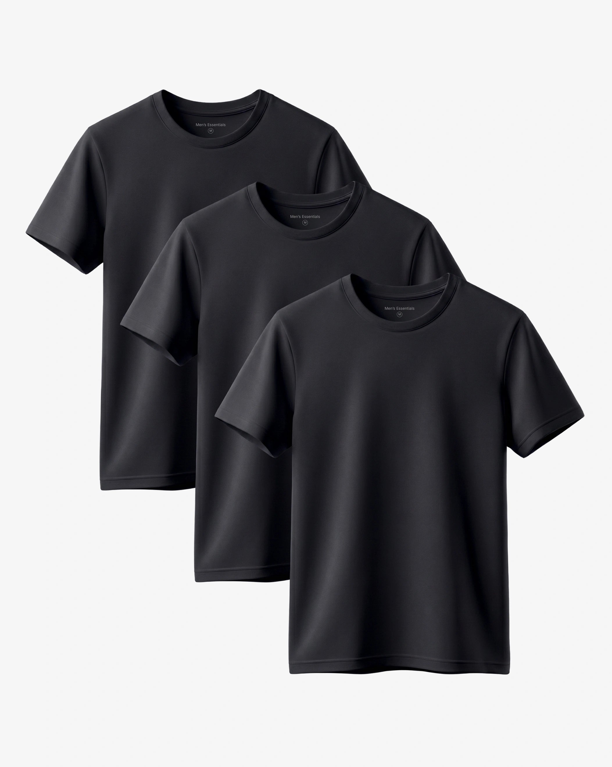 Black Essential Shirt 3-Pack