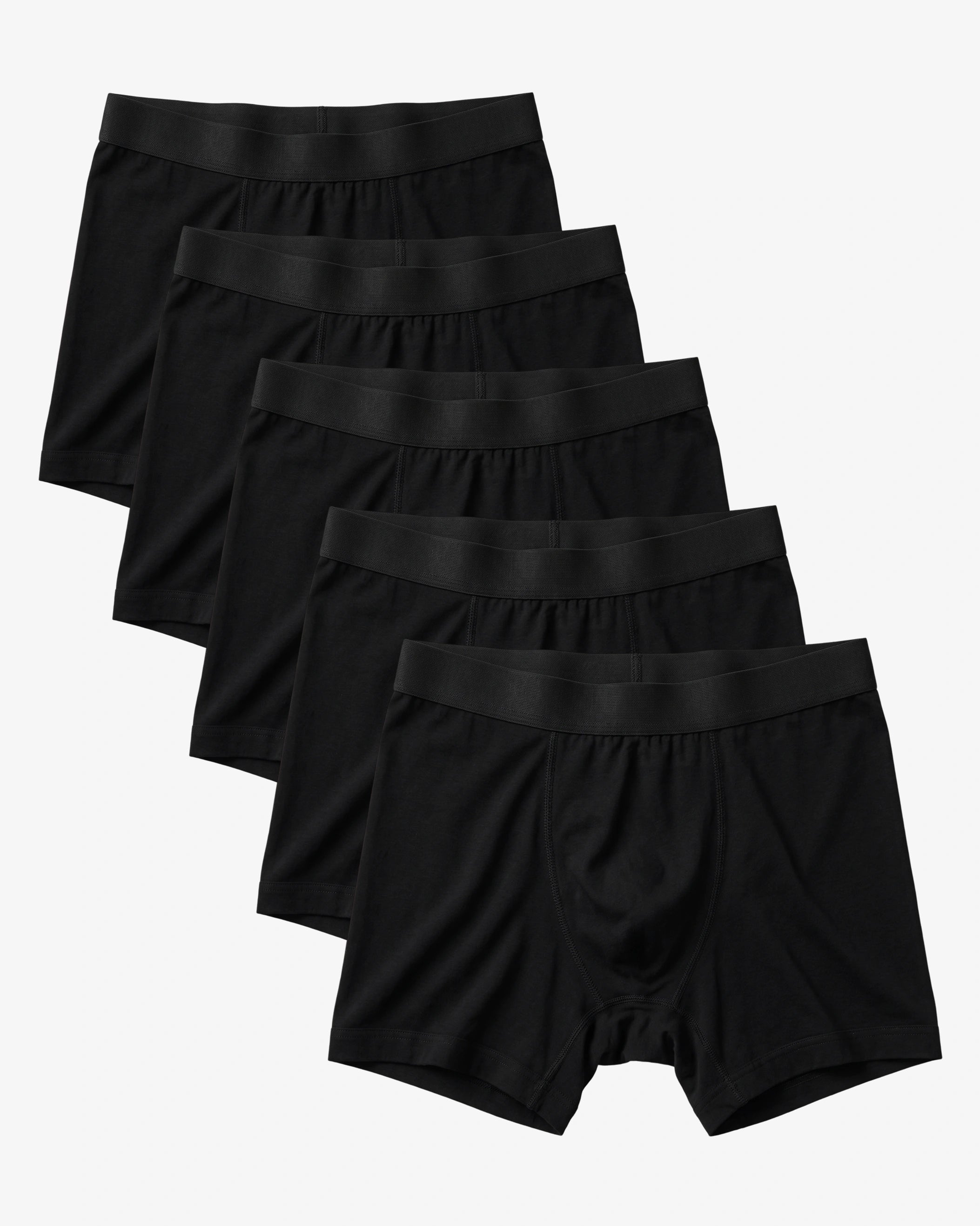 Black Essential Boxershorts 5-Pack