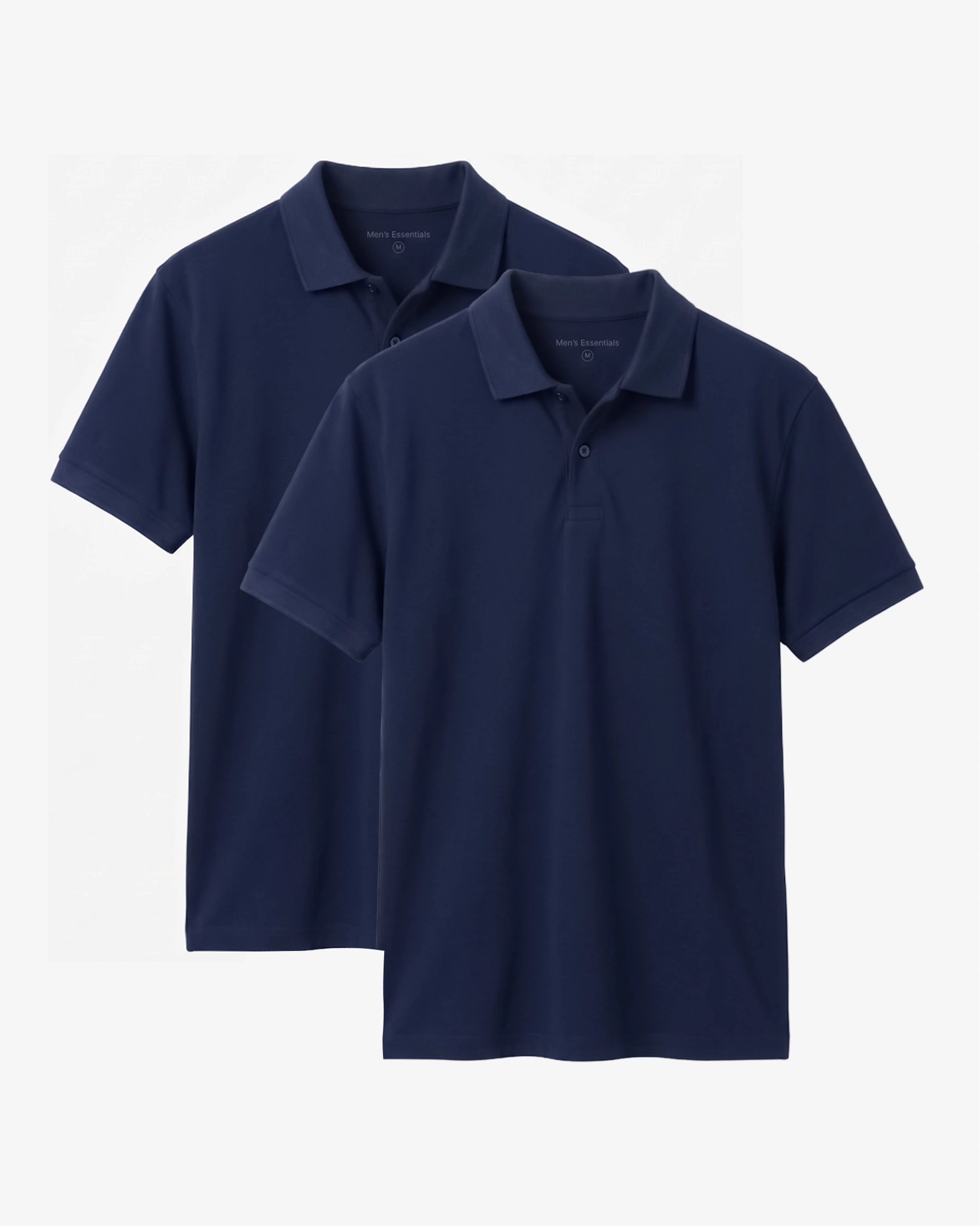 Navy Essential Polo 2-Pack