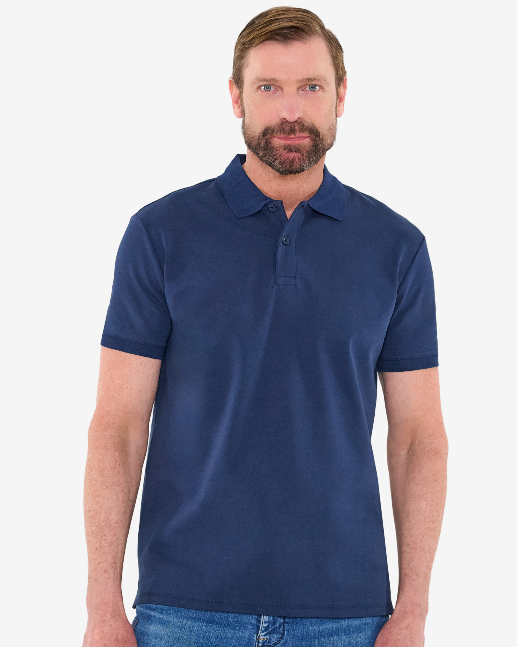Navy Essential Polo