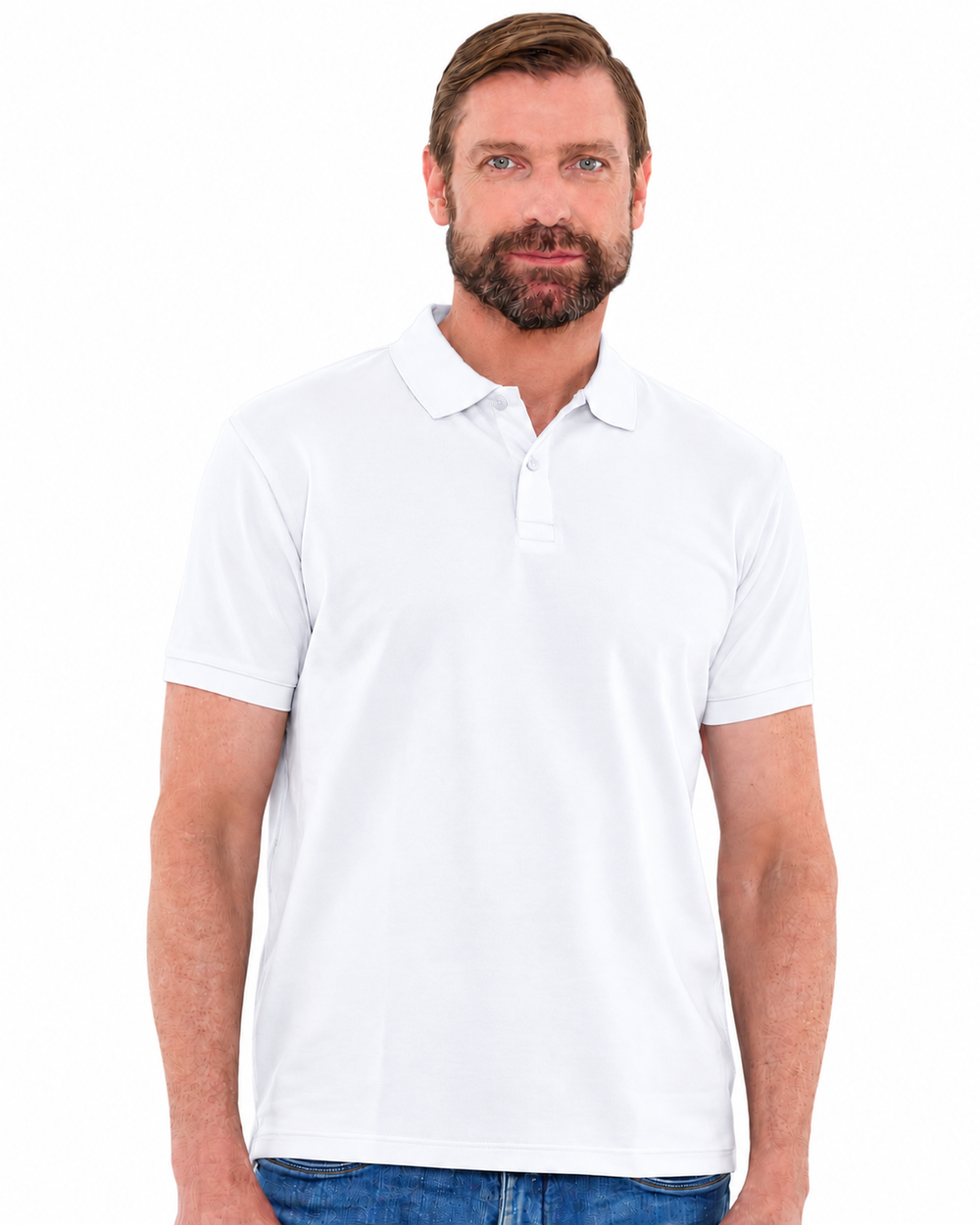 White Essential Polo