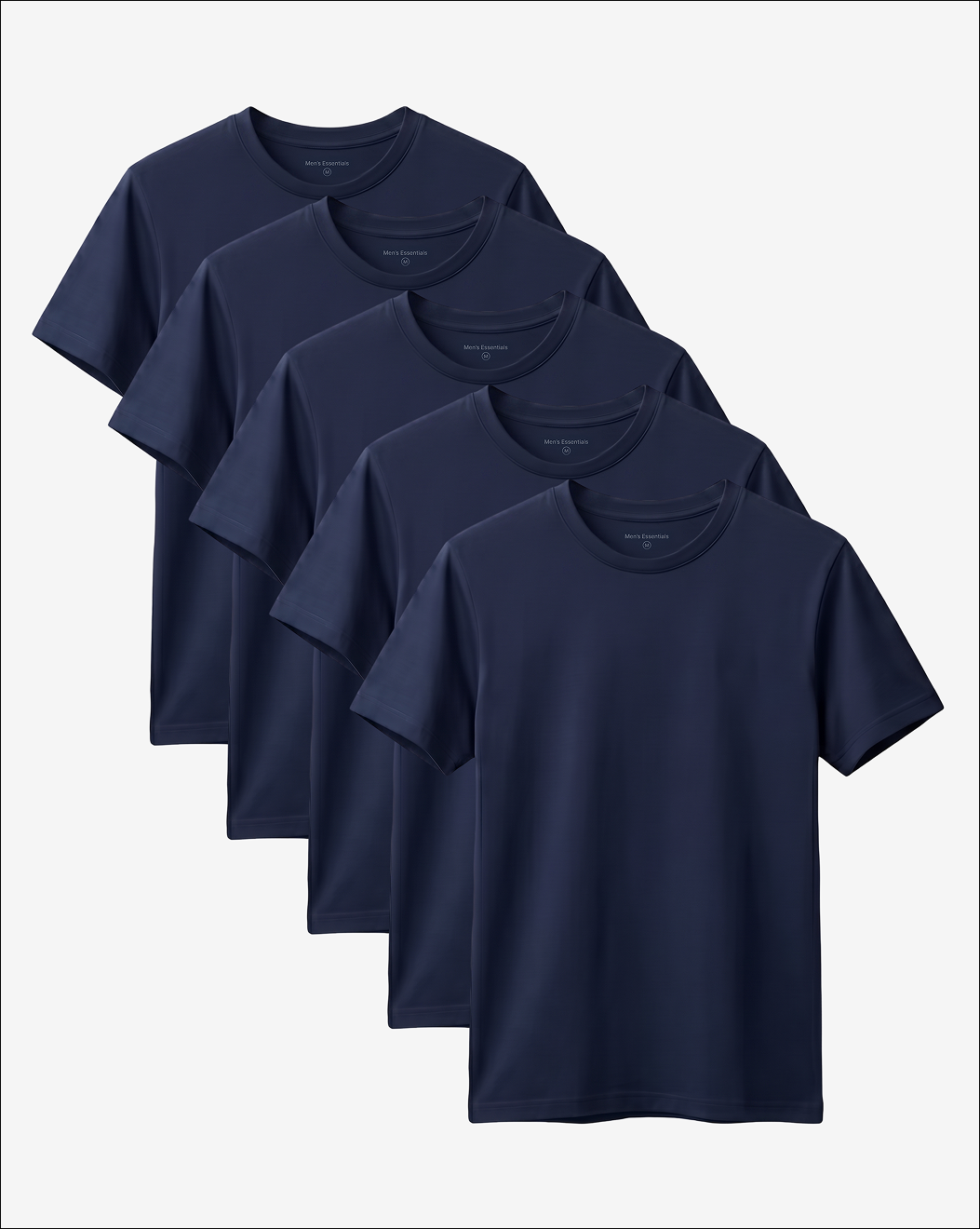Navy Essential Shirt 5-Pack