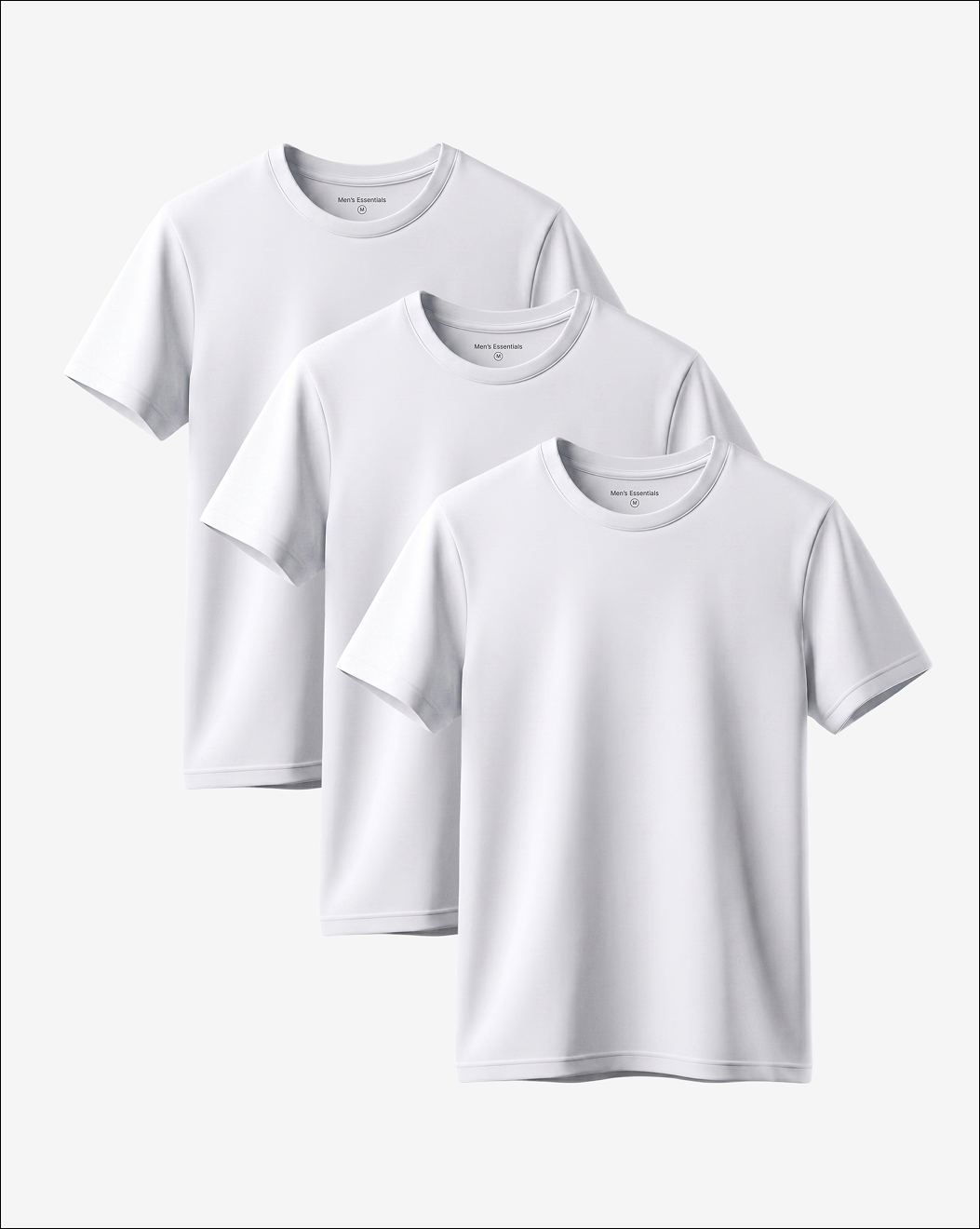 White Essential Shirt 3-Pack