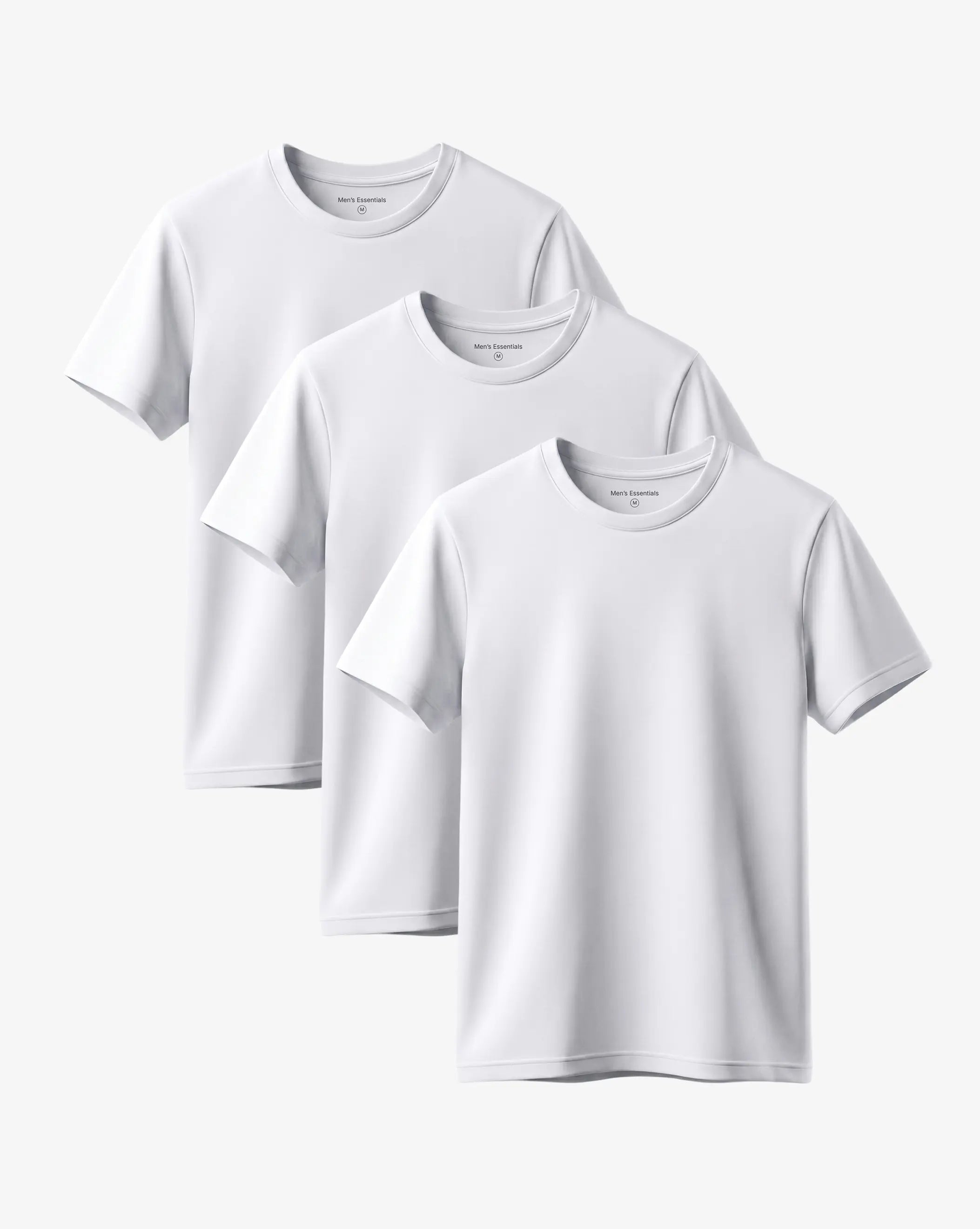 White Essential Shirt 3-Pack